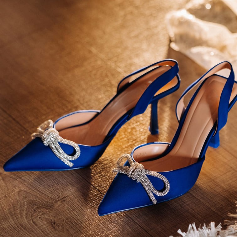 Blue Ribbon Heels