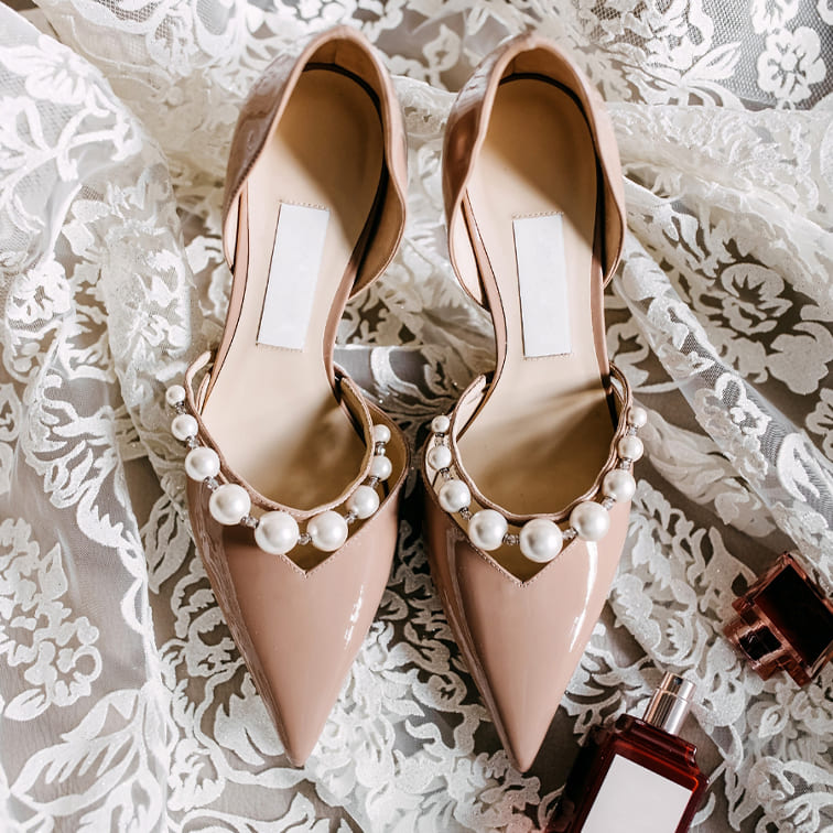 Pearl Pointed Heels