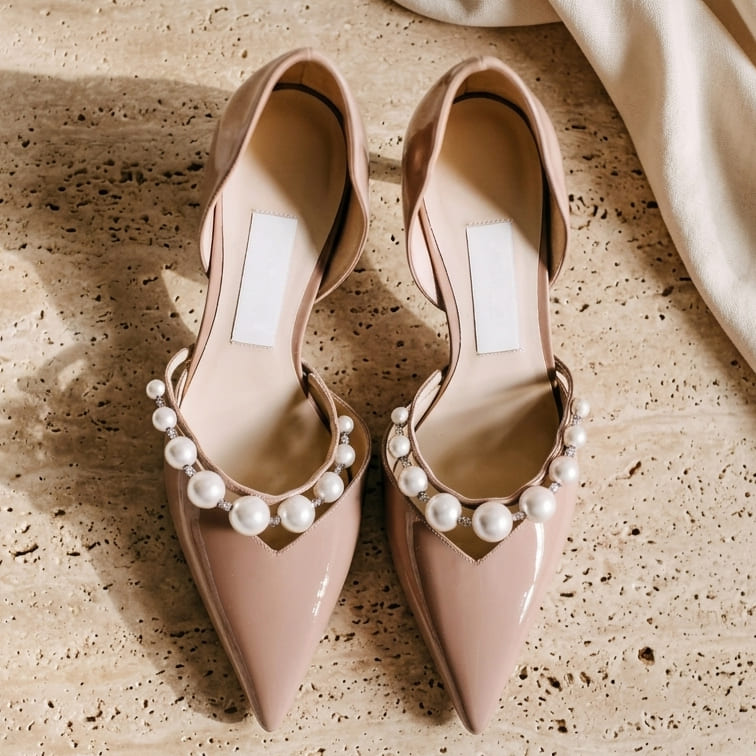 Pearl Pointed Heels Second