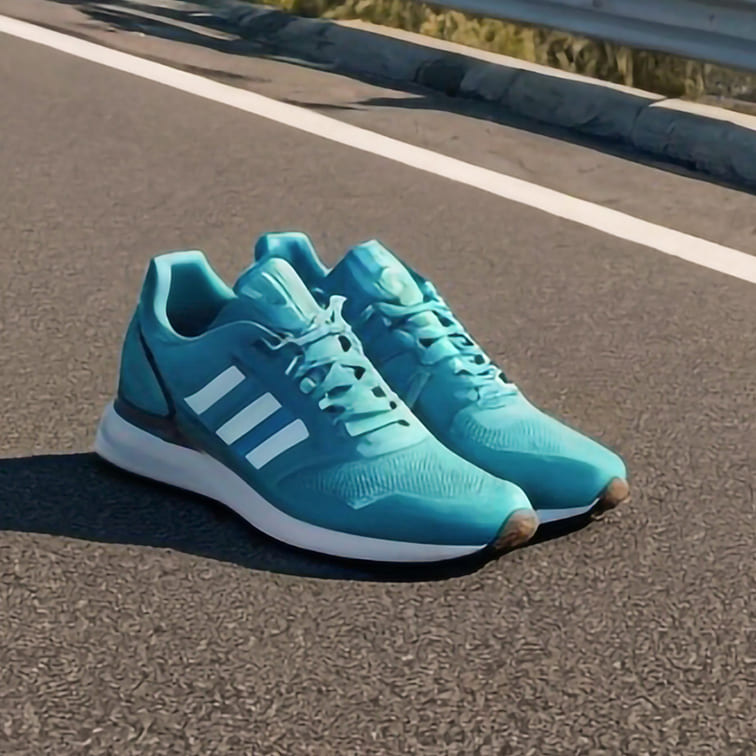 Teal Mesh Runners